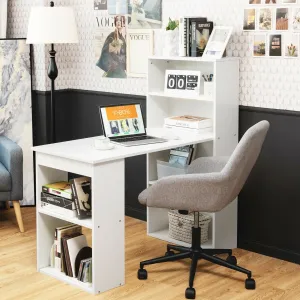 6 Tiered Computer Writing Desk - White