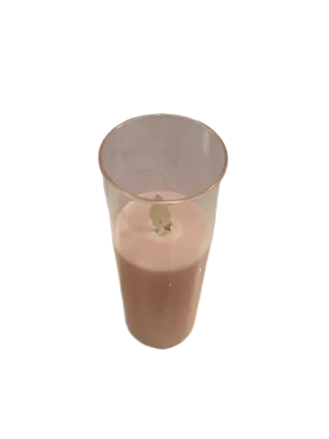 6" X 2" Pillar Flameless Candle: Pink