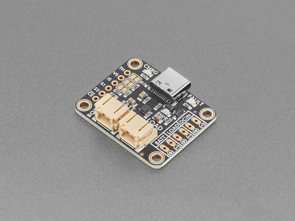 Adafruit bq25185 USB / DC / Solar Lithium Ion/Polymer charger