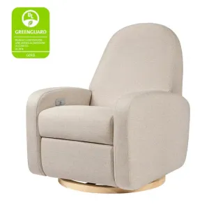 Babyletto - Nami Electronic Glider   Recliner - Beach Eco-Weave Performance Fabric