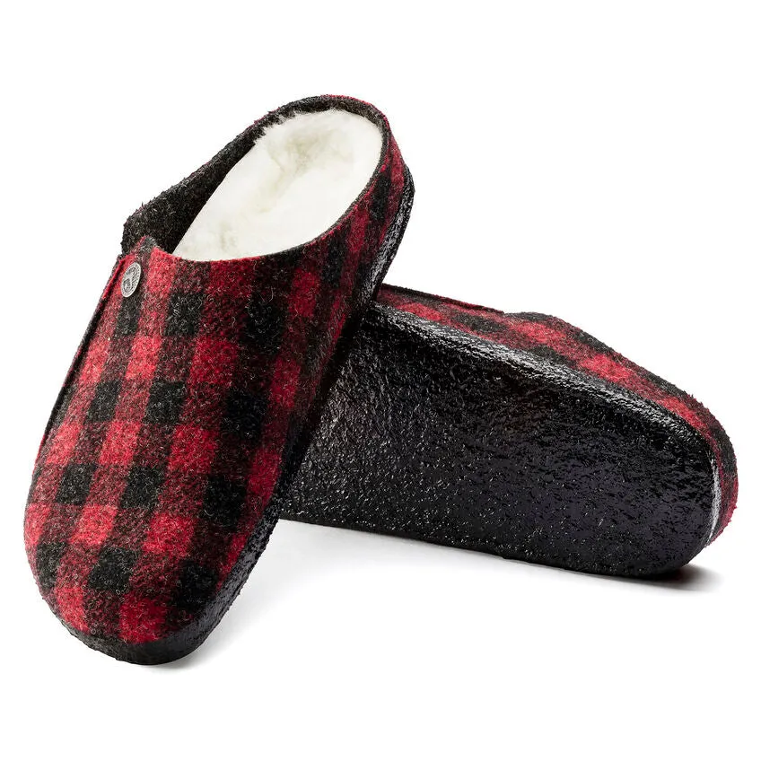 Birkenstock Zermatt Shearling (Women's) - Plaid Red