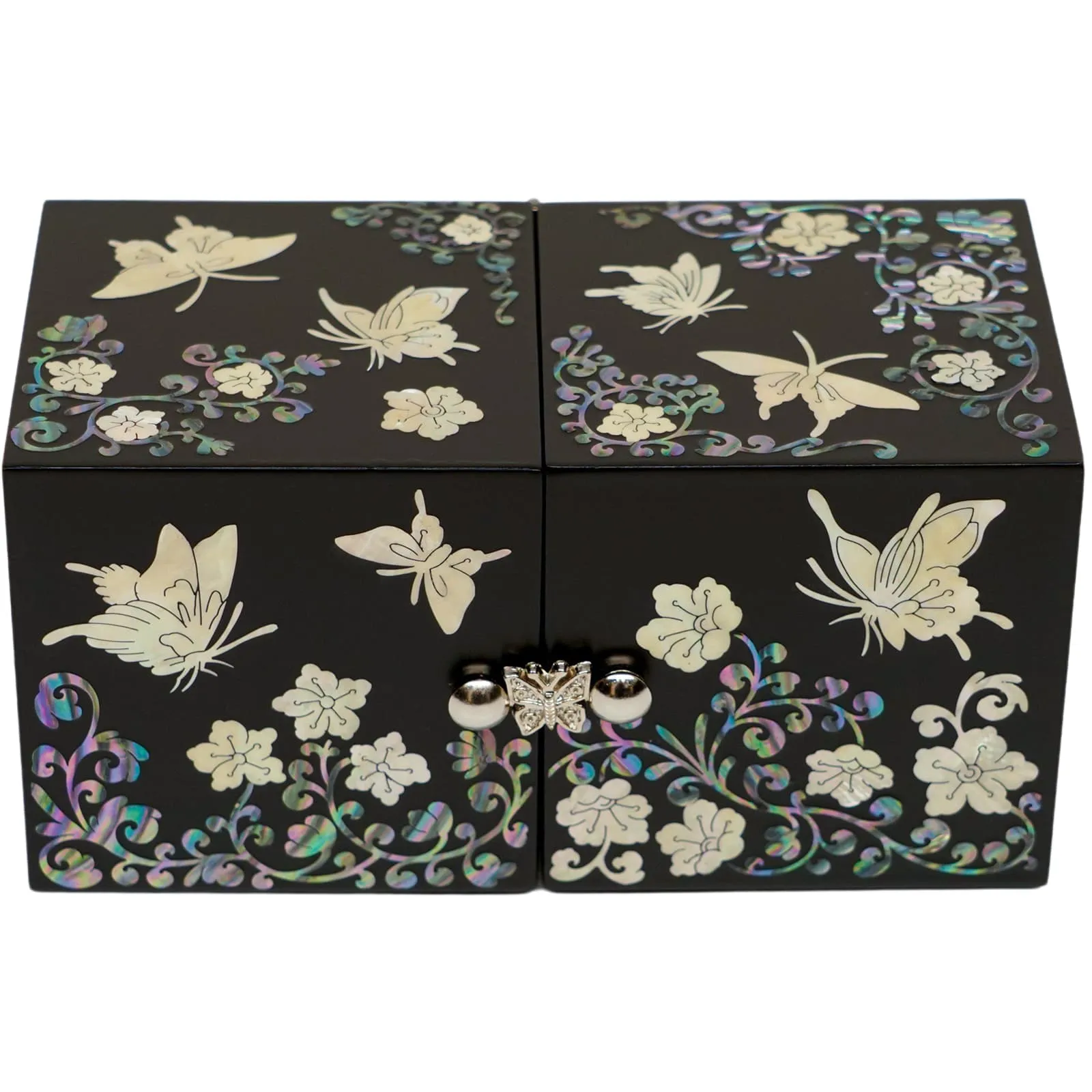 Butterfly Cube Jewelry Box