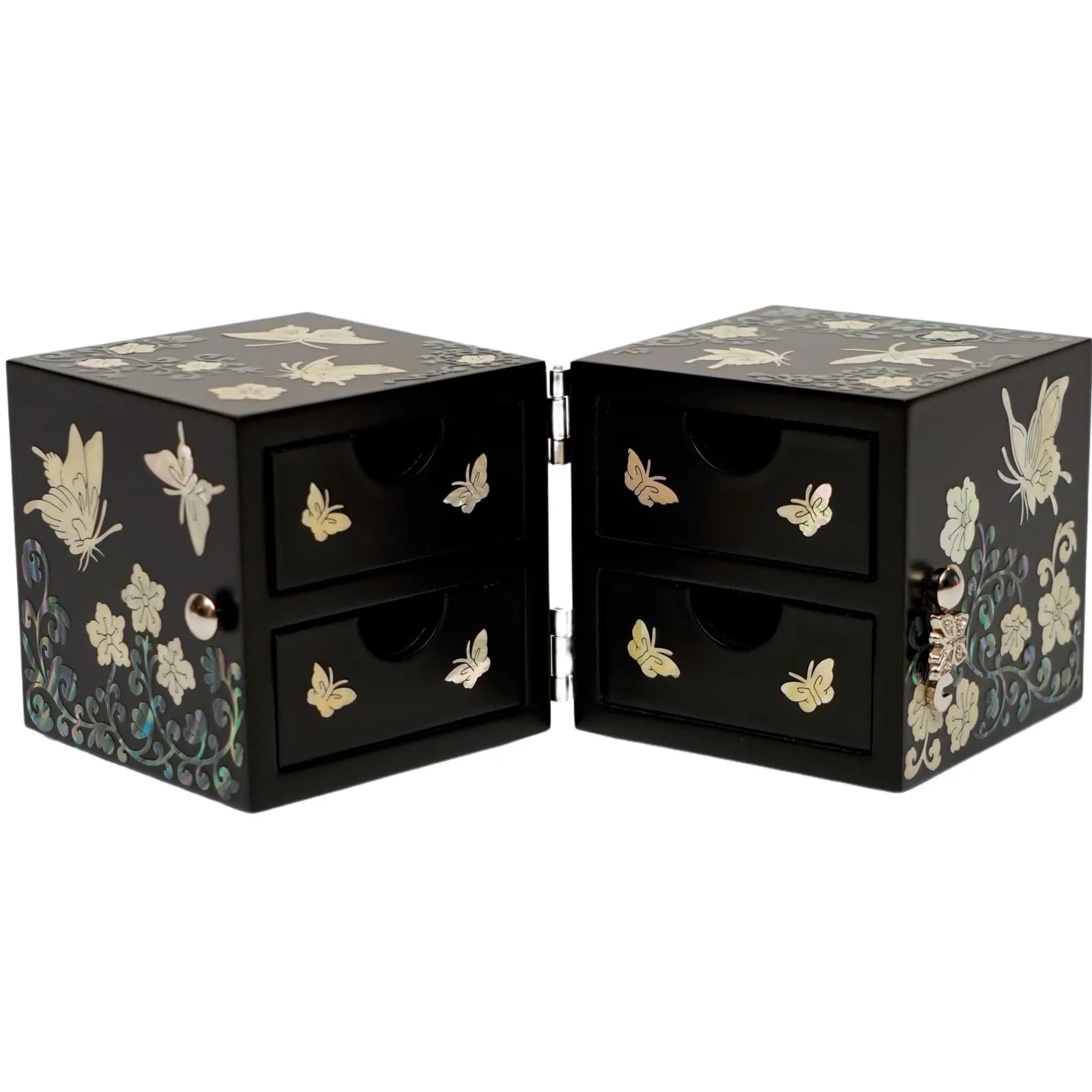 Butterfly Cube Jewelry Box