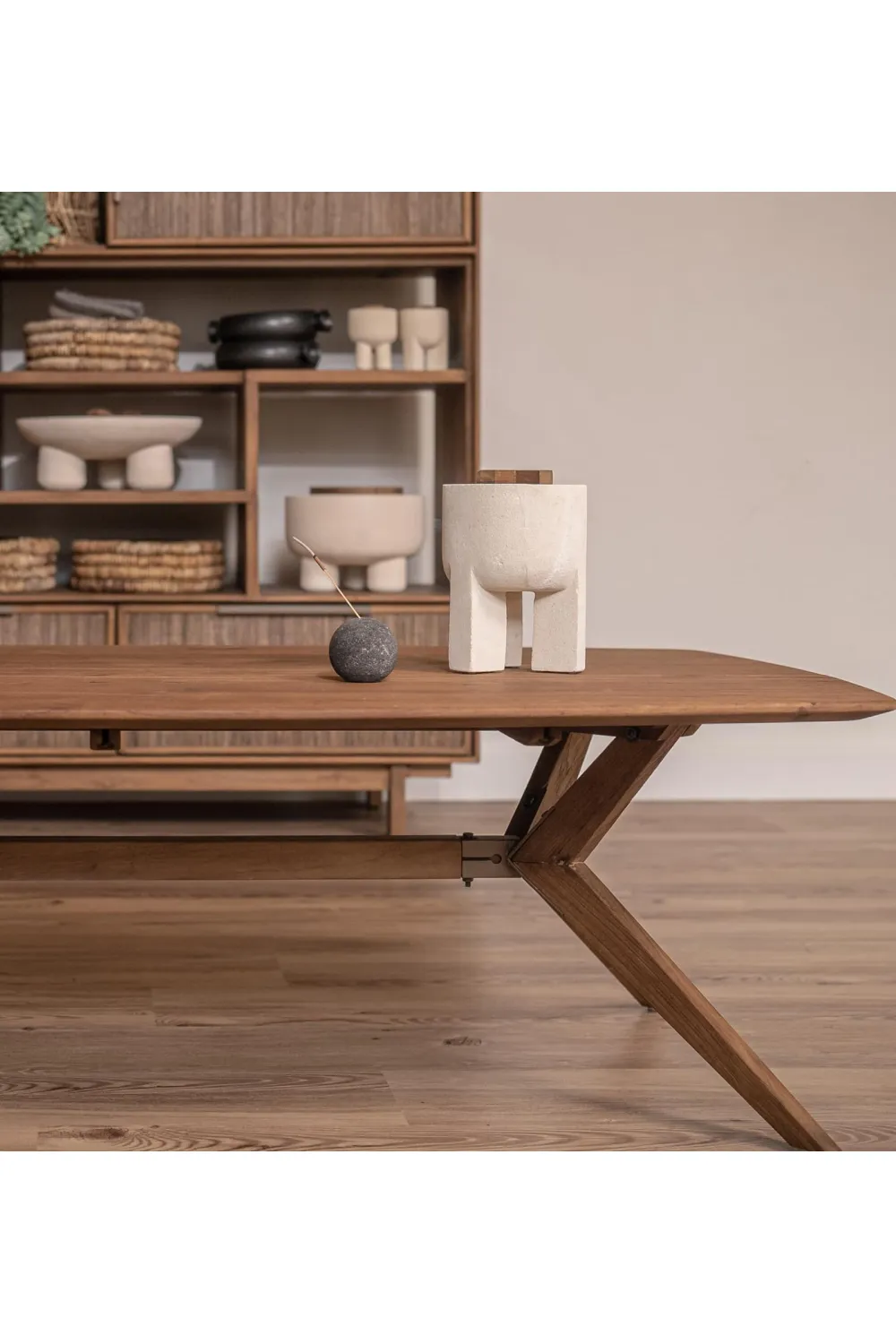 Curved Teak Coffee Table | dBodhi Kupu-Kupu