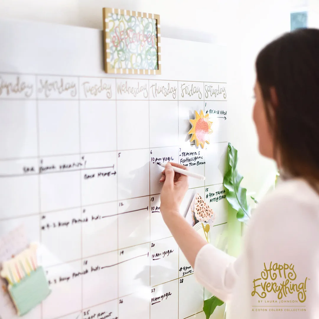 Dry Erase Big Calendar by Happy Everything!