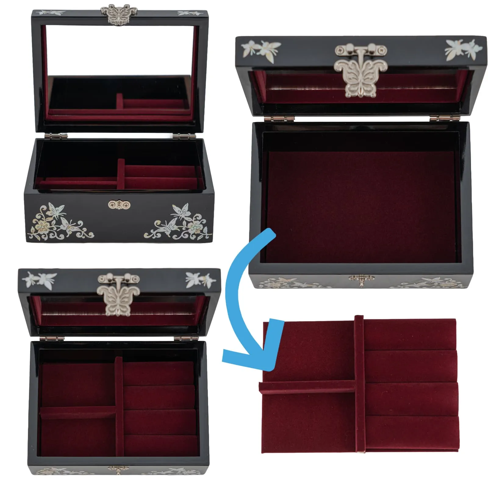 Flowers Jewelry Box