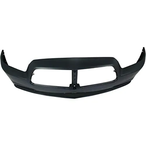 Front Plastic Bumper Cover Fascia for 2011-2014 Dodge Charger Pursuit R/T SE SXT Sedan 11-14. New, Primed and Ready for Paint. with Fog Light Holes. CH1000992 68092596AA 2012 2013