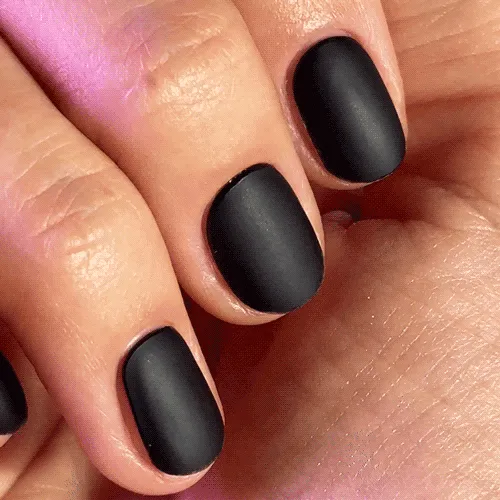 Gel Nail Strip ★ Blackout ★ Matte Effect