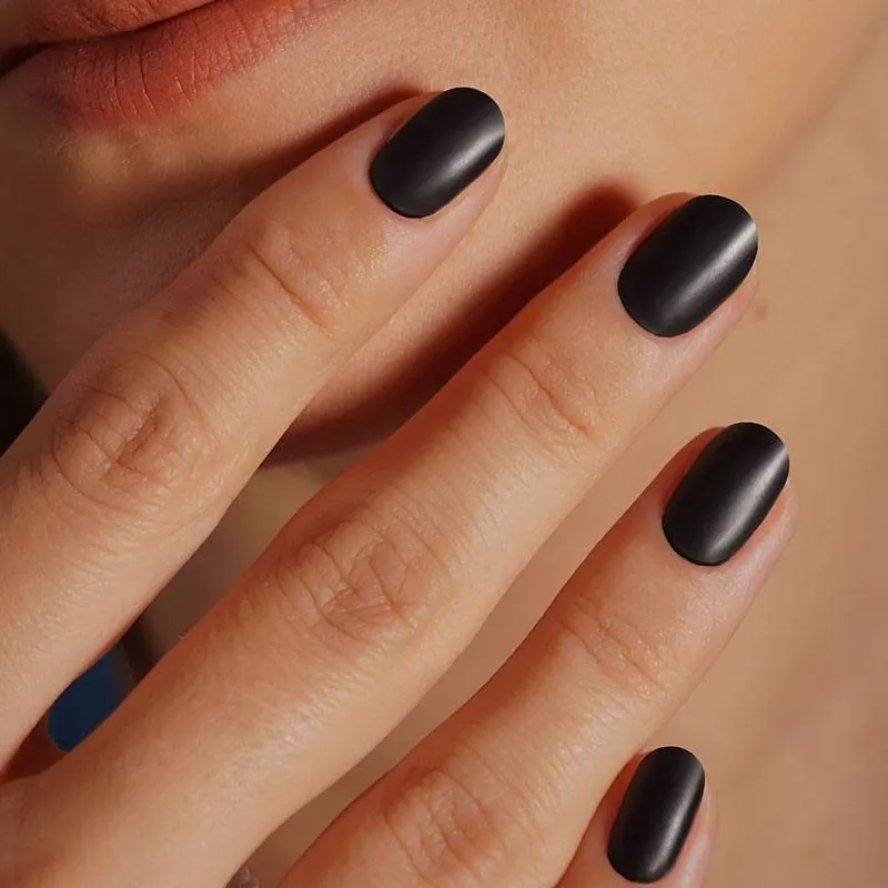 Gel Nail Strip ★ Blackout ★ Matte Effect