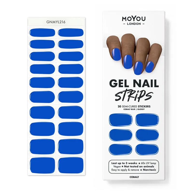 Gel Nail Strip ★ Cobalt