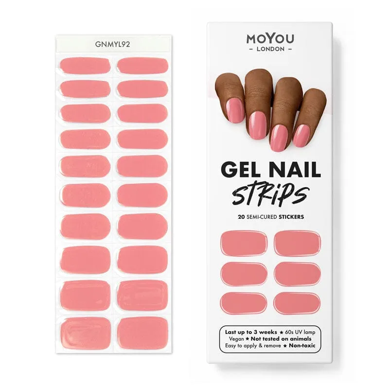 Gel Nail Strip ★ Flamingo Blush