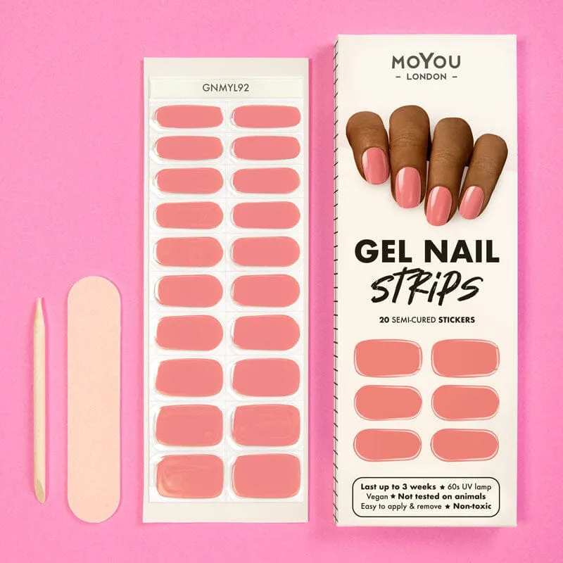 Gel Nail Strip ★ Flamingo Blush