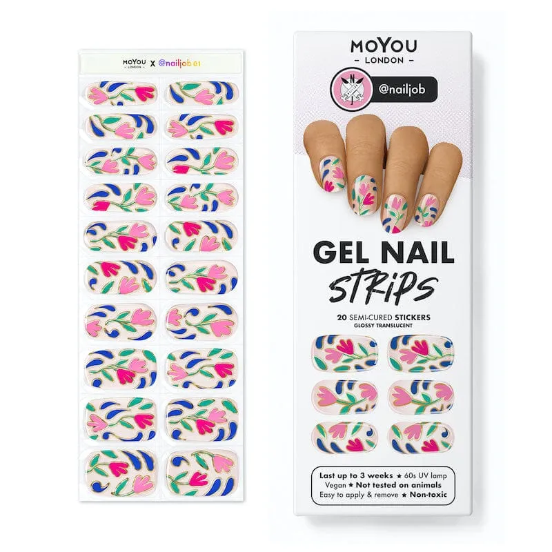 Gel Nail Strip ★ @nailjob 01