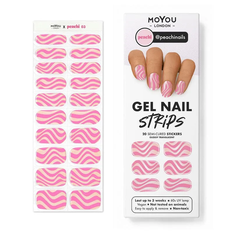 Gel Nail Strip ★ @peachinails 01