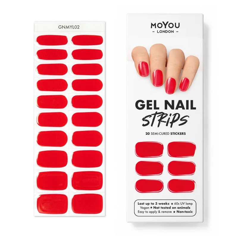 Gel Nail Strip ★ Red Ridding Hood