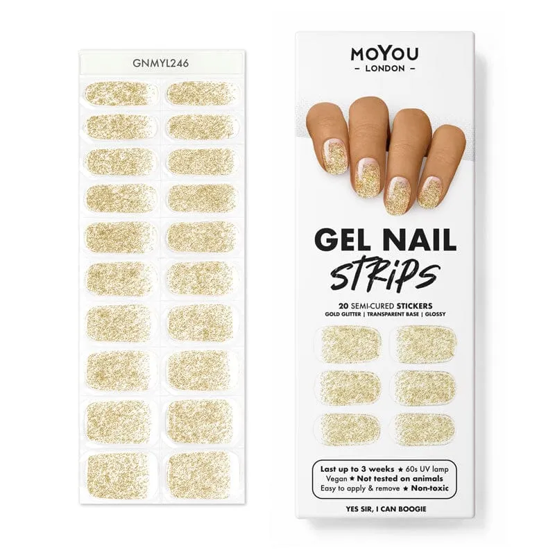 Gel Nail Strip ★ Yes Sir, I can Boogie