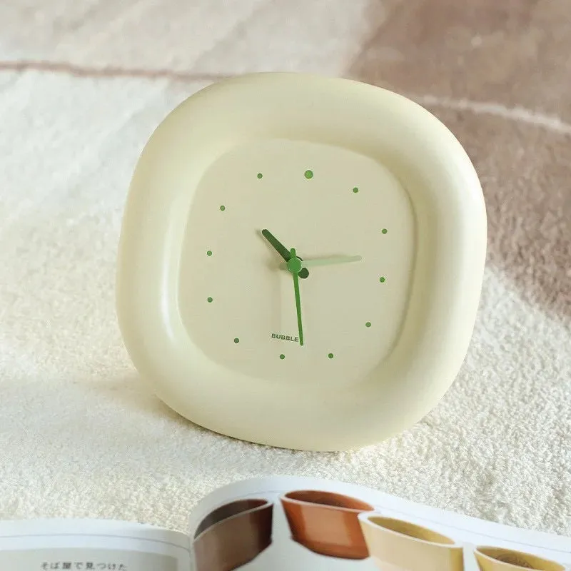 KShoppu INS Aesthetic Square Bubble Clock