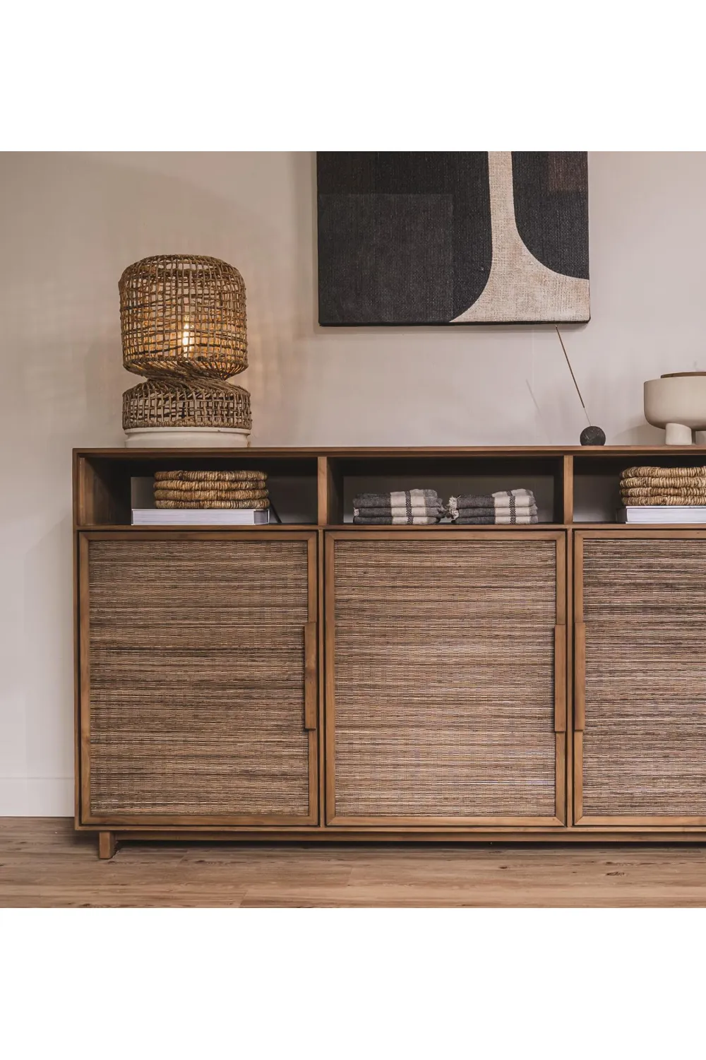 Modern Teak High Dresser | dBodhi Hopper