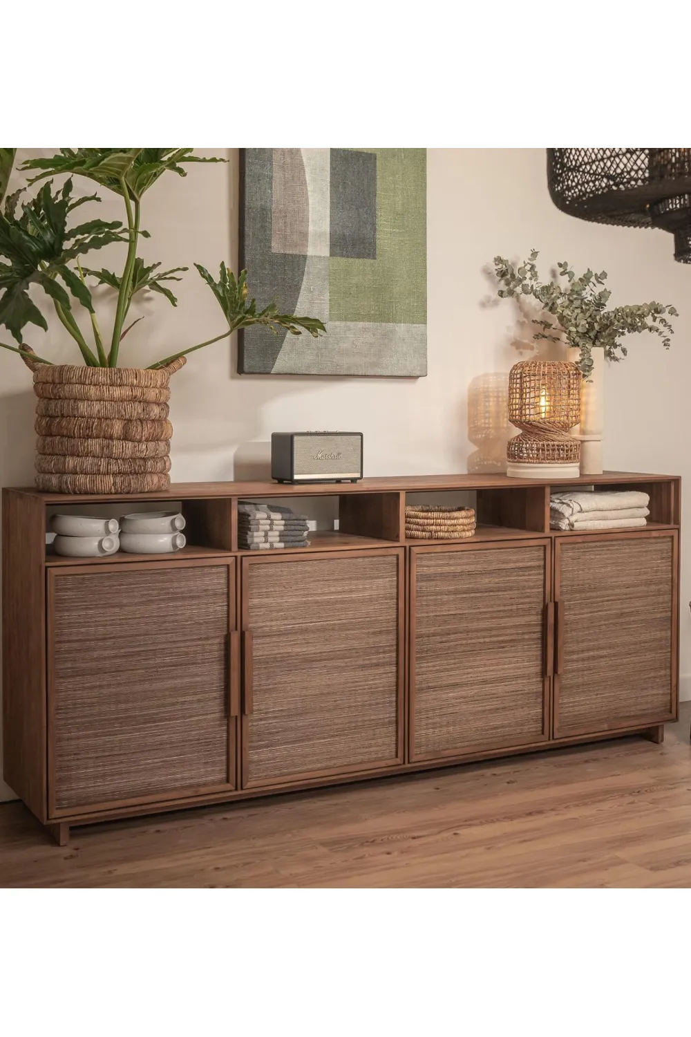 Modern Teak High Dresser | dBodhi Hopper