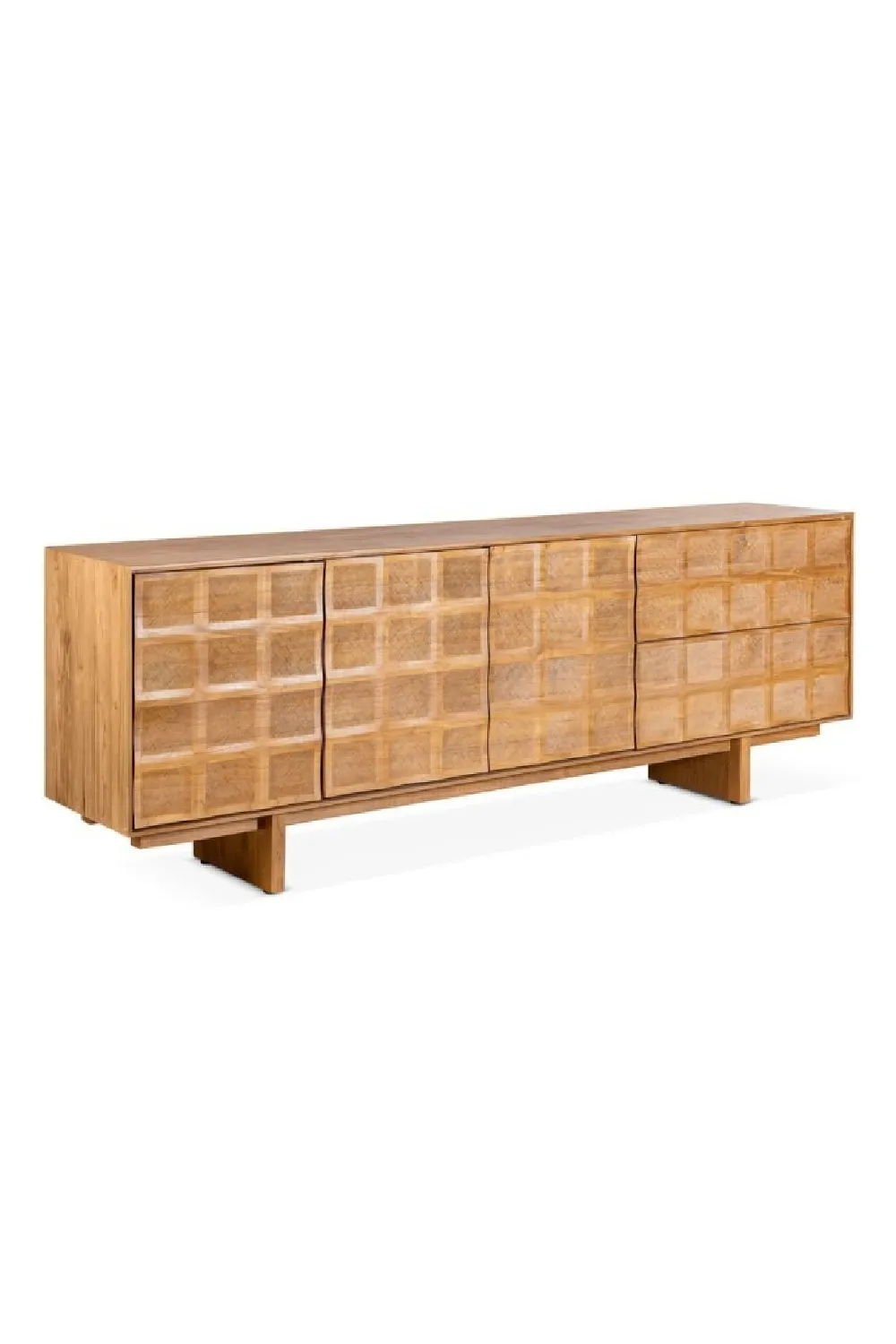 Natural Teak Wood Sideboard | Dareels Rijal