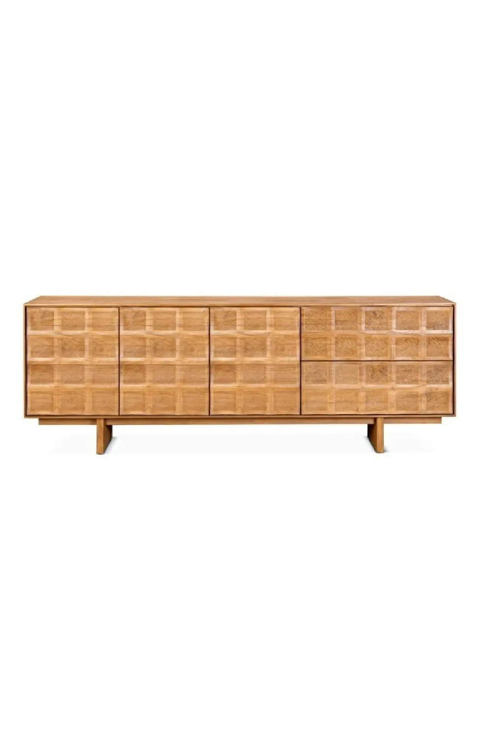 Natural Teak Wood Sideboard | Dareels Rijal