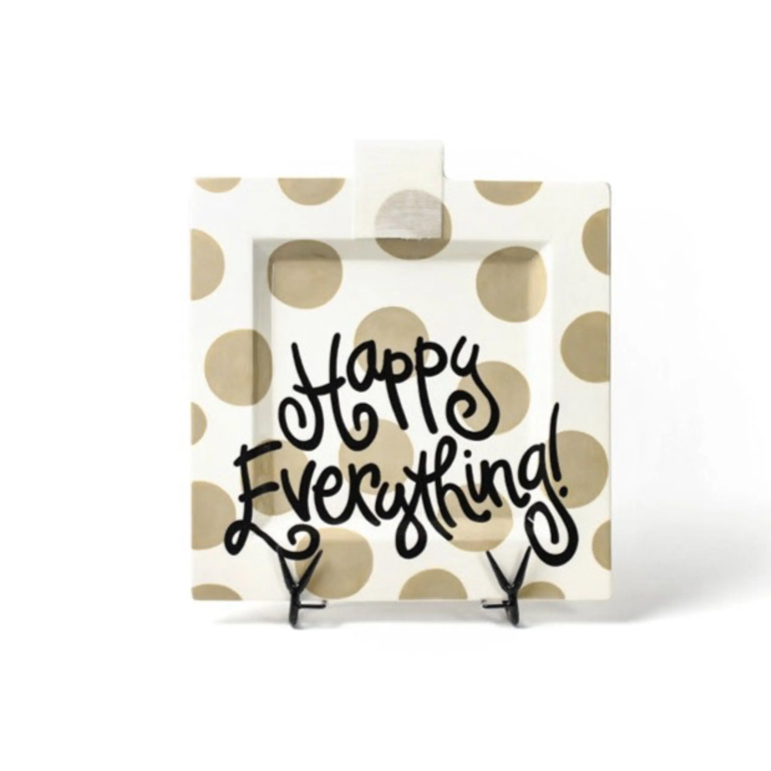 Neutral Dot Square Big Entertaining Platter by Happy Everything!