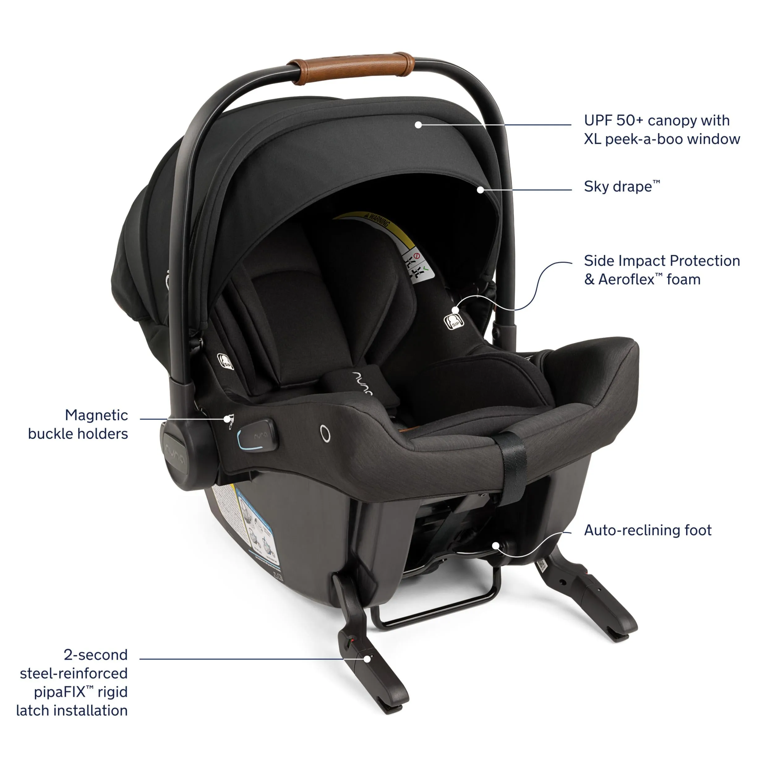 Nuna - Mixx NEXT   Pipa URBN Travel System - Granite