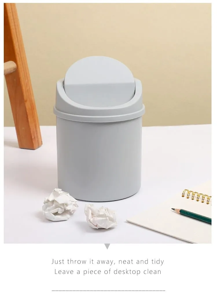 Pastel Desktop Mini Trash Can