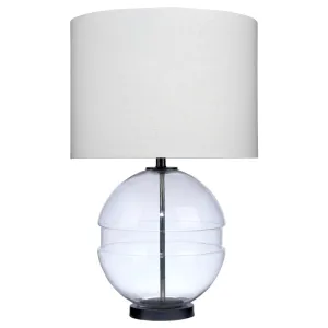 Satellite Table Lamp Clear/Black