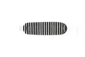 Skinny Oval Black Stripe Mini Entertaining Platter by Happy Everything!