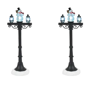 Snowman Street Lights Set, Dept. 56 Village