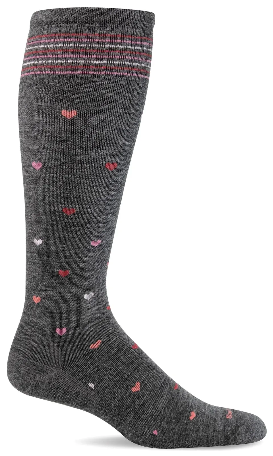 Sockwell Full Heart Moderate Graduated Compression Socks | Wide Calf Fit (Women's)