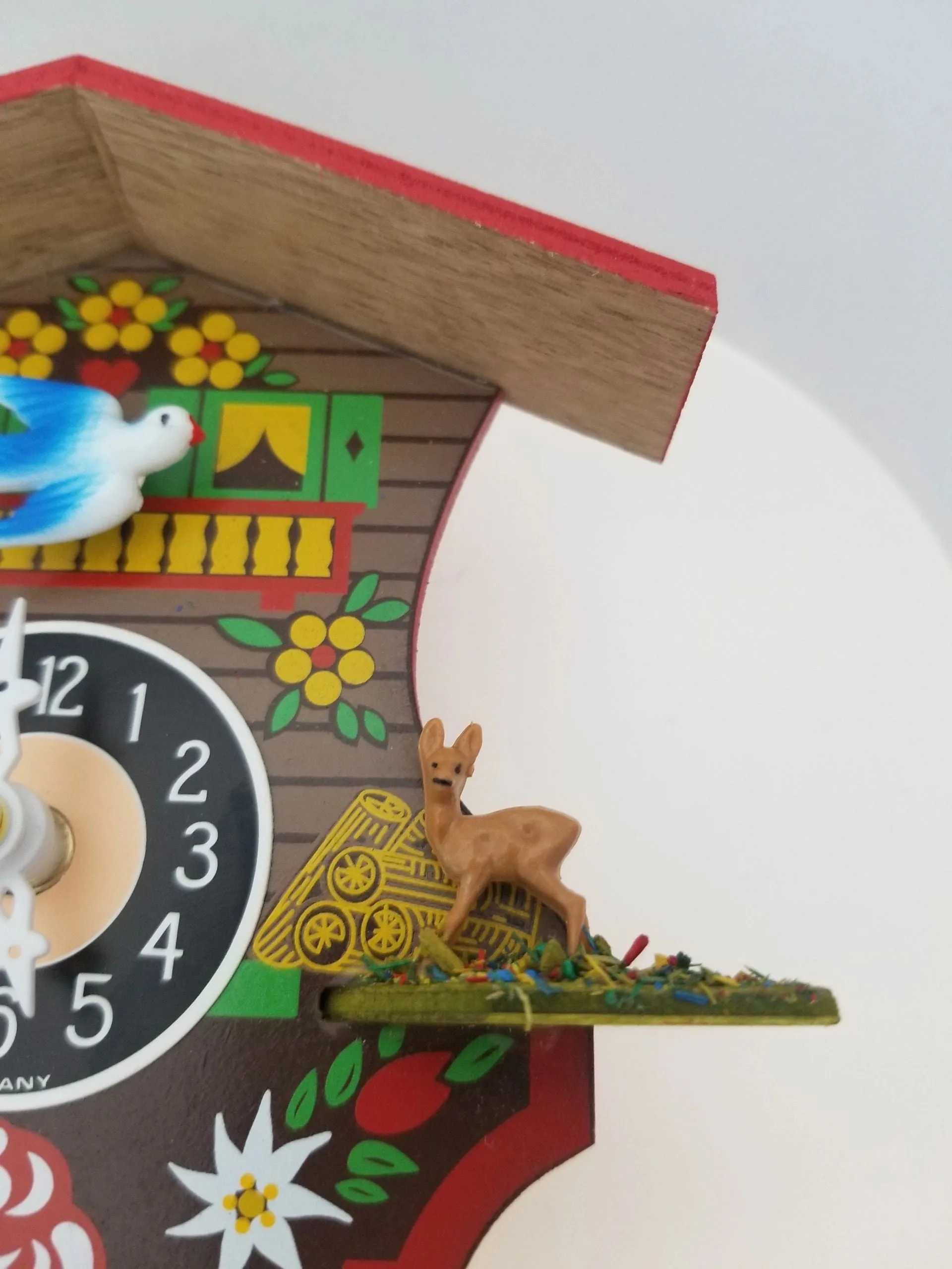 Tin Cuckoo Clock Wind-up Collector's Toy