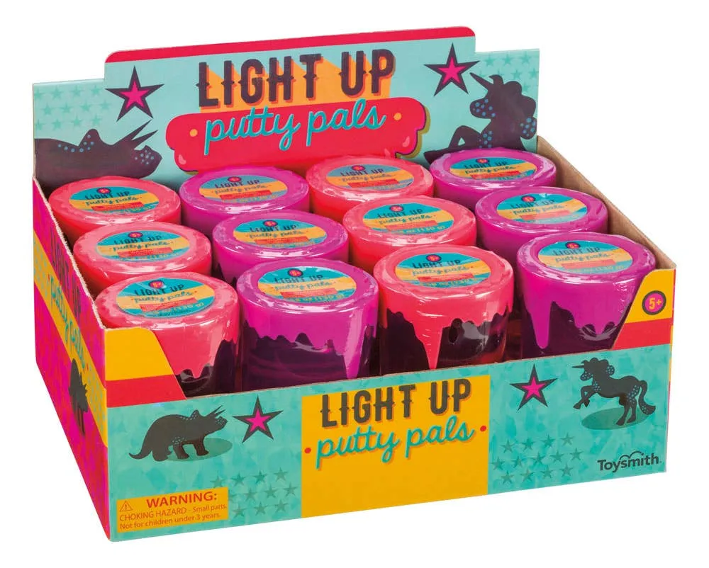 Toysmith - Light Up Putty Pals Slime with Figurine