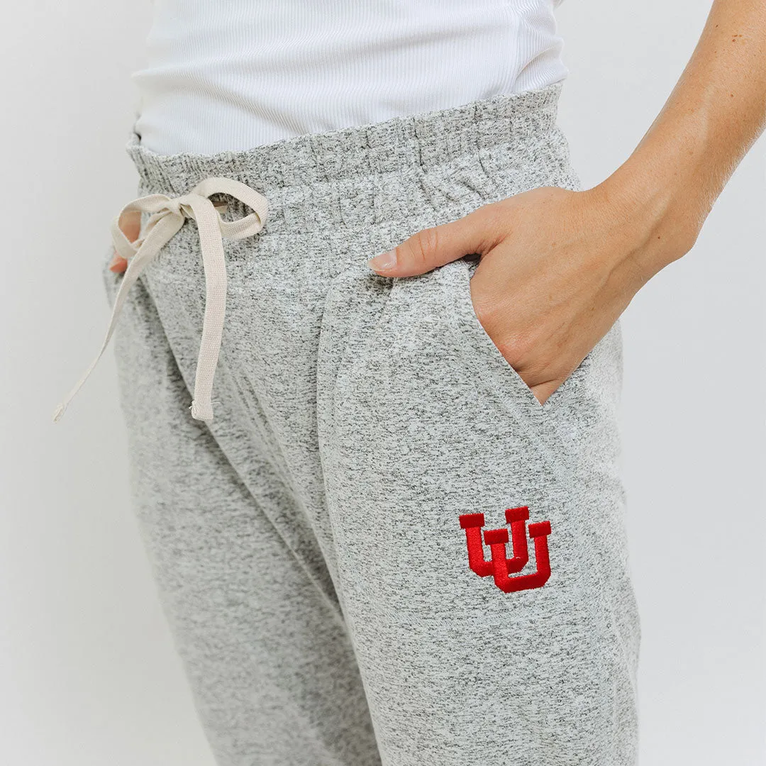 Utah Travel Joggers, Heather Grey