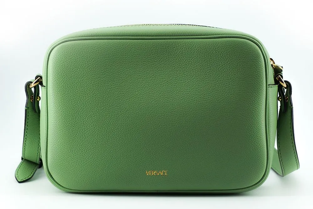 Versace Medusa Green Camera Case Shoulder Bag