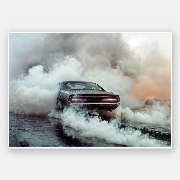 Vintage Turbo Unframed Art Print